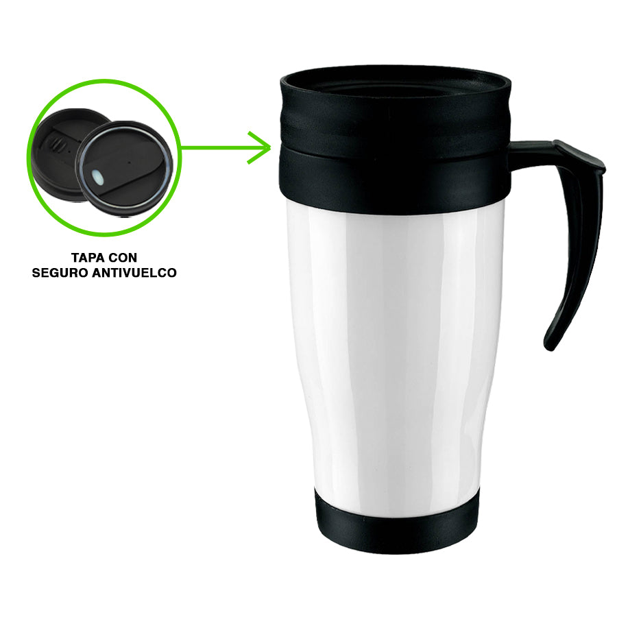 Mug Térmico Plástico 400cc